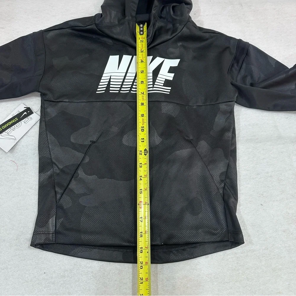 Boys Black Nike Therma Sweatshirt Hoodie